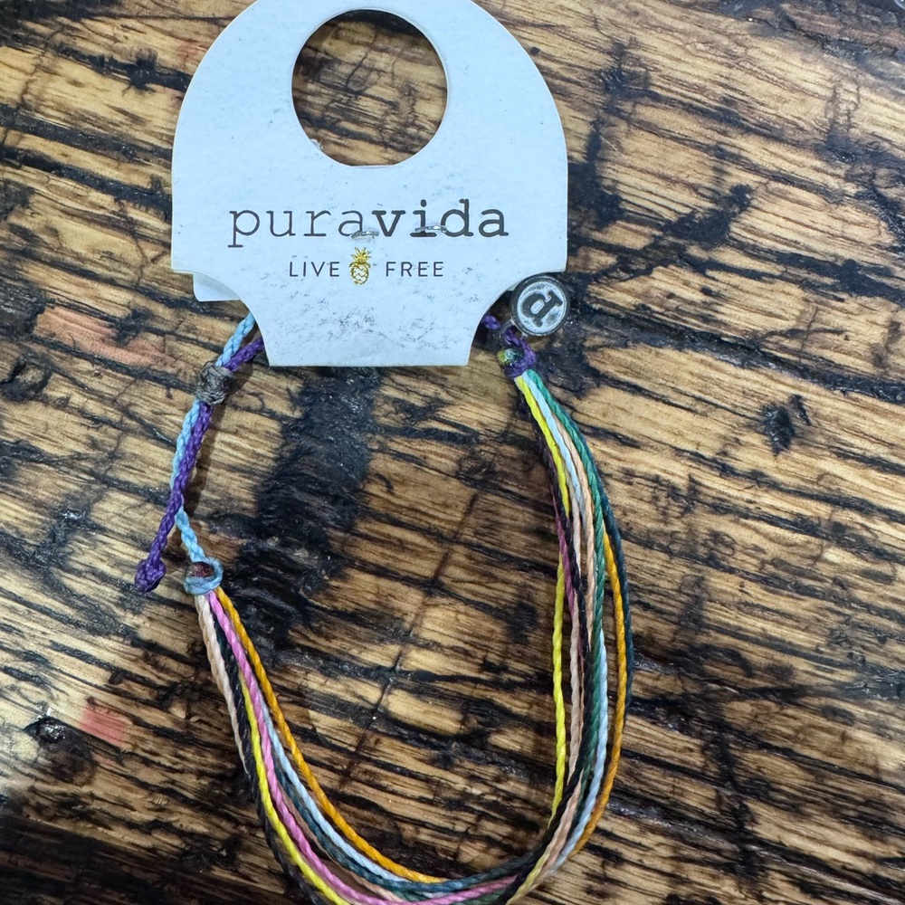 Pura Vida Rainbow Charm Bracelet